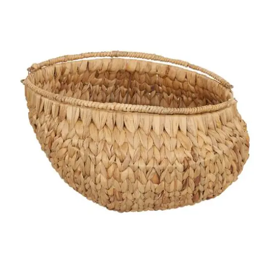 Household Essentials Round Woven Basket with Handles {8}