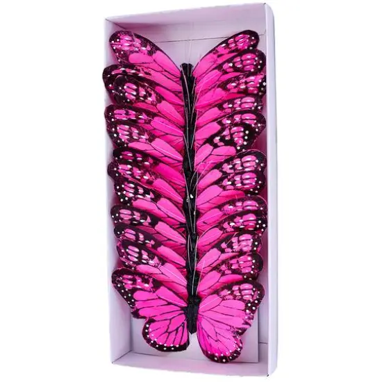 Reliant 5" Pink Butterflies, 12ct. {1}
