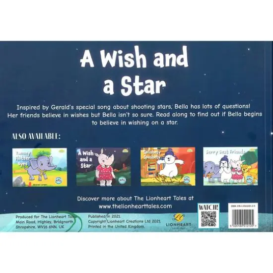 Manuscript Lionheart A Wish and a Star Story Book {3}