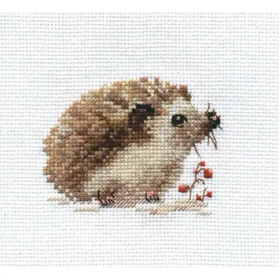 Alisa Hedgehog Cross Stitch Kit {1}