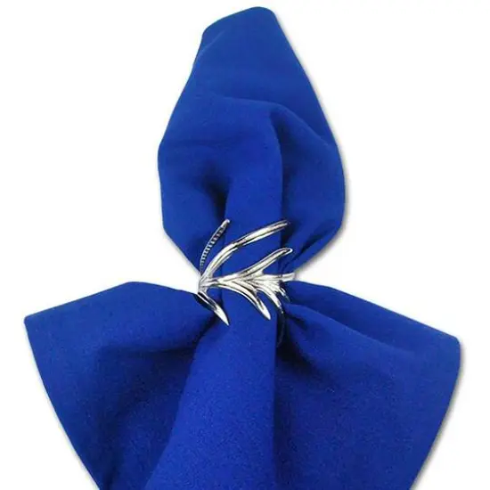 DII&reg; Antique Silver Branch Napkin Rings, 6ct. {7}