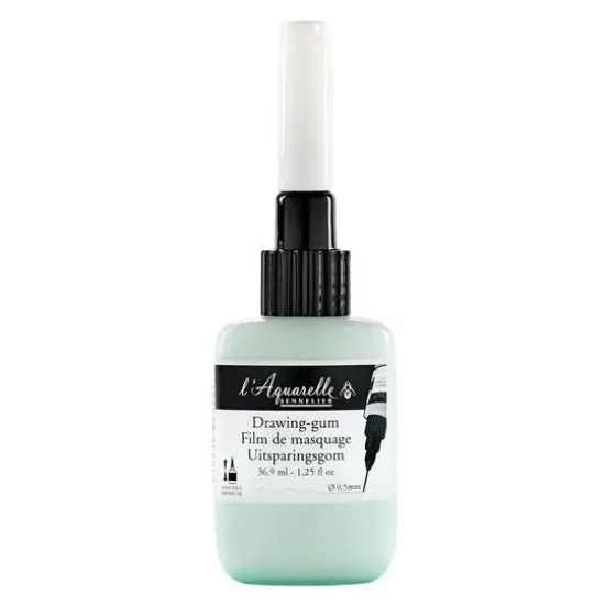 Sennelier l'Aquarelle Drawing Gum Bottle With Applicator, 1.25oz. {1}