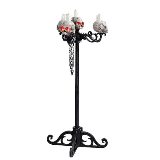 3-In-1 Lighted Skull Candelabra by Ashland&reg; {1}