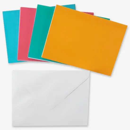 Solid Rainbow Cards & Envelopes by Recollections&trade;, 5" x 7" {4}