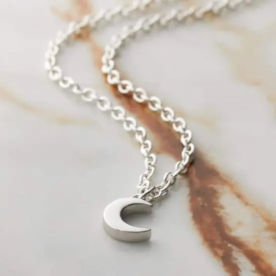 Sterling Silver Moon Icon Charm by Bead Landing&trade; {3}