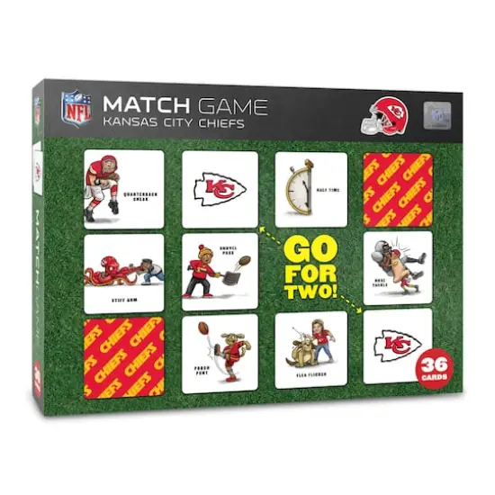 NFL Memory Match Game Kansas City Chiefs {1}