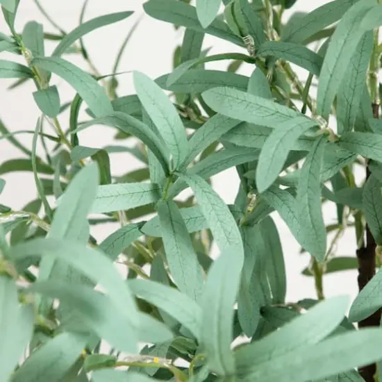 6ft. Pre-Lit Artificial Olive Tree with Warm White LED Lights {4}