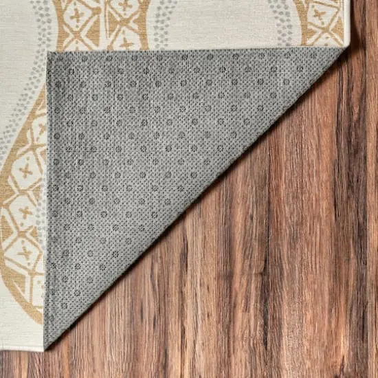 My Magic Carpet Serpentine Washable Rug Stone {5}