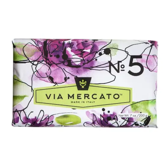 European Soaps Bar, 7oz. No 5 Water Lily & Sandalwood {1}
