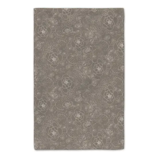 Be Bold Brave Brilliant Tea Towel Set Brown {6}