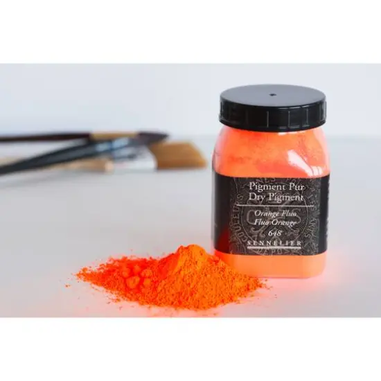 Sennelier Dry Pigment 648 Fluorescent Orange {4}