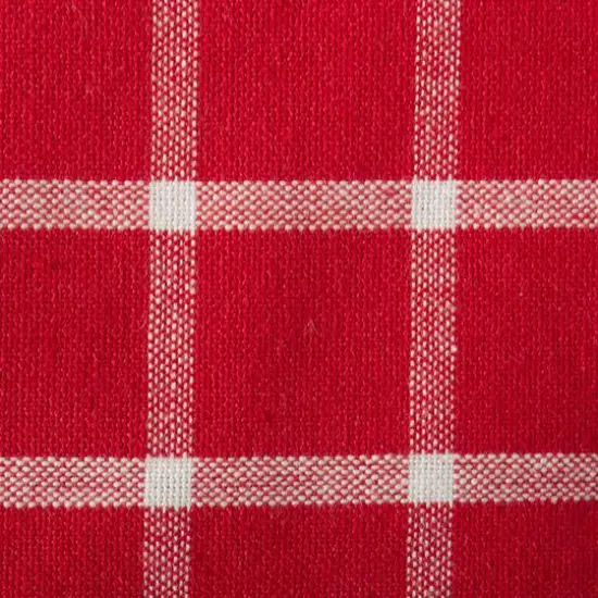 DII&reg; 72" Holly Berry Plaid Table Runner {9}