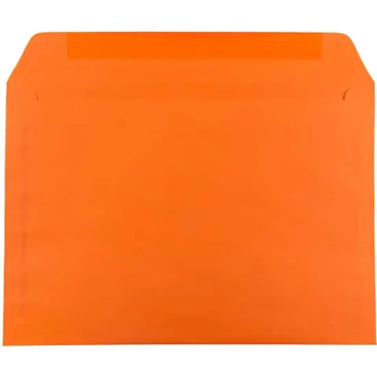 JAM Paper 9" x 12" Booklet Envelopes, 25ct. Orange {4}