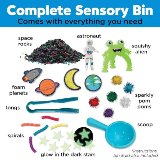 Creativity for Kids&reg; Sensory Bin Outer Space {3}