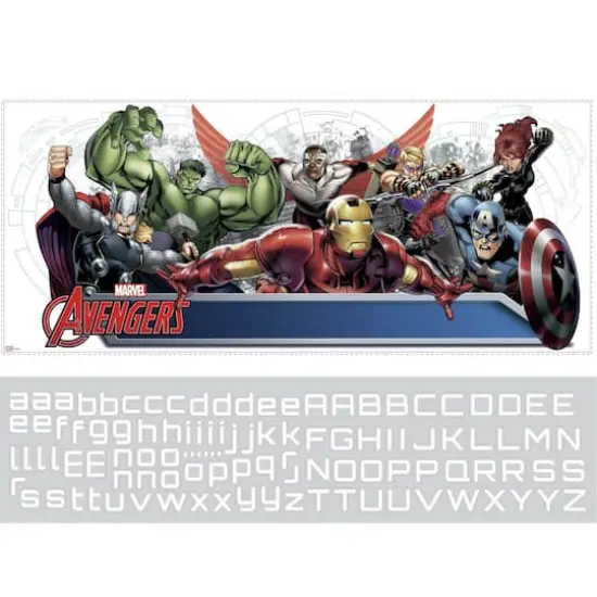 RoomMates Avengers Assemble Headboard Peel & Stick Decals {1}