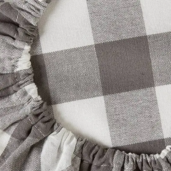 DII&reg; Assorted Gray Buffalo Check Woven Dish Cover Set {5}