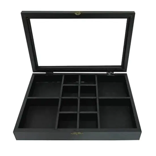 8" x 12" Black Collection Display Box by Studio D&eacute;cor&reg; {3}