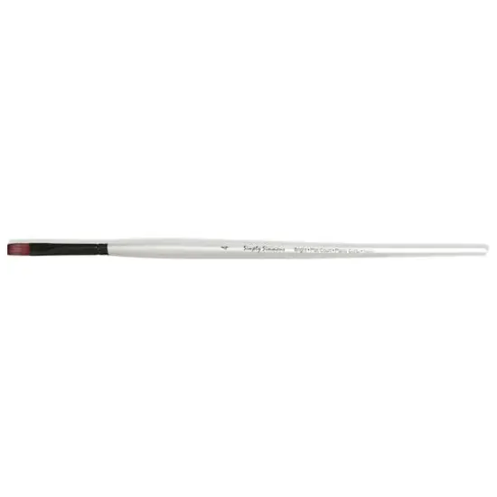 Simply Simmons Extra-Firm Synthetic Long Handle Bright Brush {1}
