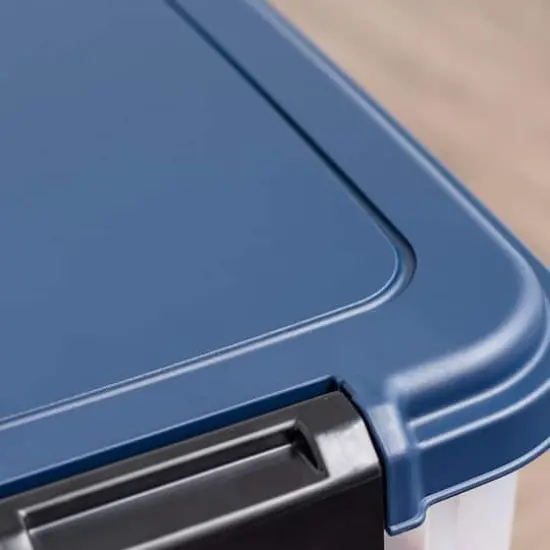 IRIS&reg; Airtight Container Set with Blue Buckle Lid {9}