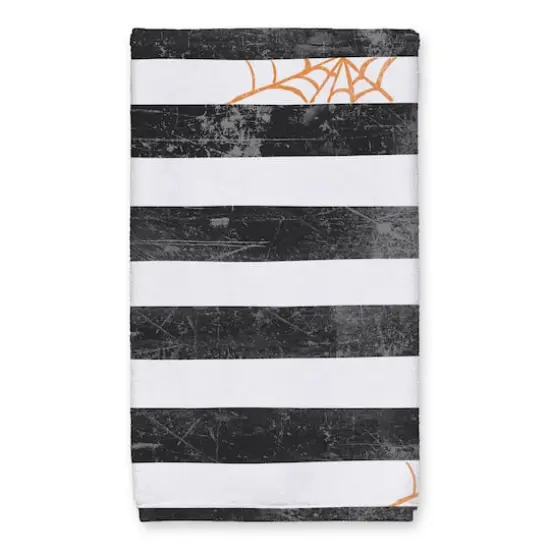 Mid Mod Pumpkin Happy Haunting Tea Towel Set {5}