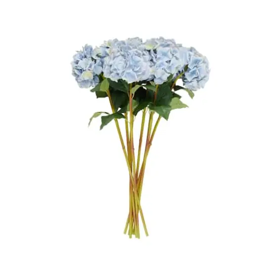 33" Blue Hydrangea Artificial Flower Stem, 8ct. {4}
