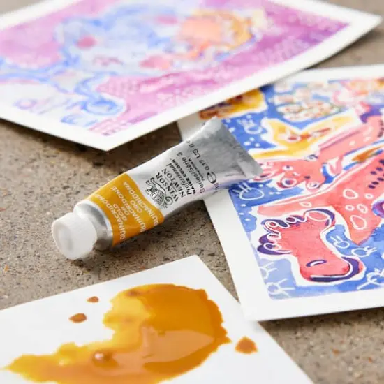 Winsor & Newton&reg; Professional Water Colour&trade; Paint, 5mL Quinacridone Gold {3}