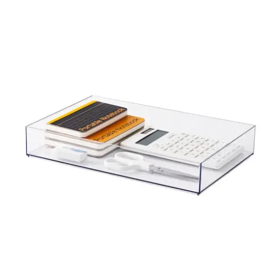 12" x 8" Clear Stacking Storage Tray by Simply Tidy&trade; {3}