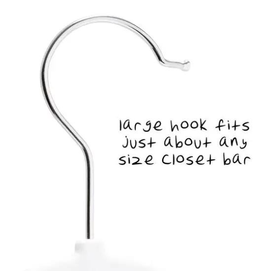 Honey Can Do White Rubberized Suit Hangers, 50ct. {7}