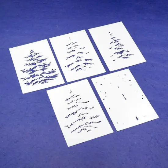 Winter Tree Layering Stencils by Recollections&trade; {3}