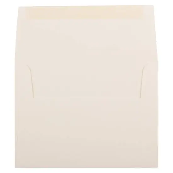 JAM Paper A2 Strathmore Invitation Envelopes, 50ct. Natural White Wove {4}