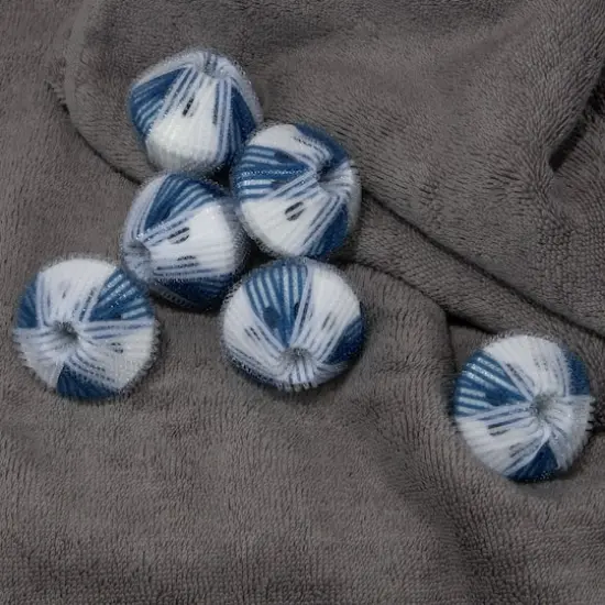 Woolite&reg; Jumbo Lint & Hair Removing Wash Balls, 6ct. {5}