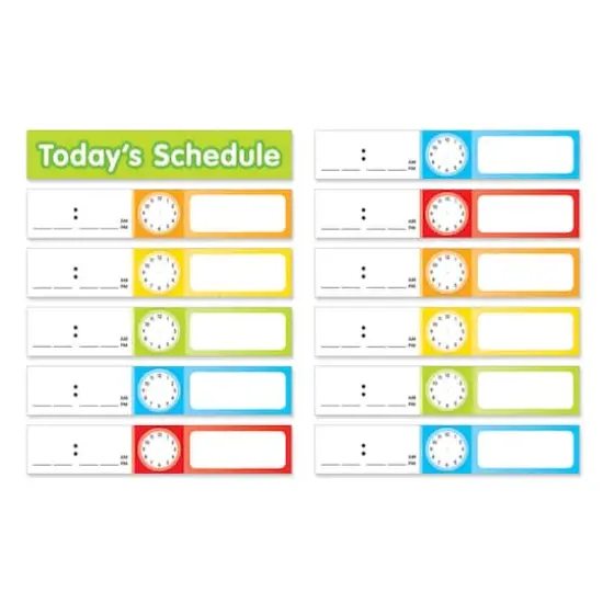 Scholastic&reg; Schedule Cards Pocket Chart Add-Ons, 3 Packs of 24 {3}