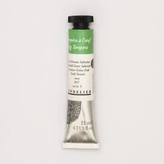 Sennelier Egg Tempera Tube, 21mL 847 Emerald Green S3 {1}