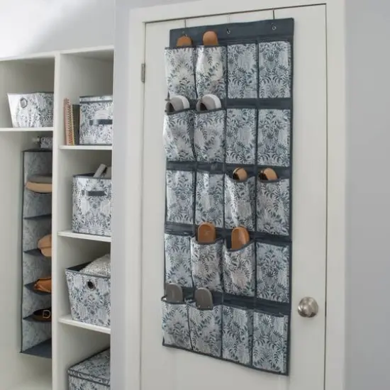 Laura Ashley Parterre 20-Pocket Shoe Organizer {3}