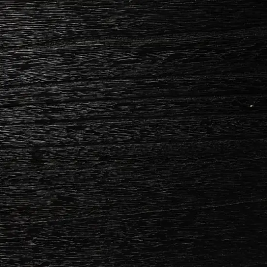 Hello Honey&reg; Black Sturdy Fir Wood Side Table {5}