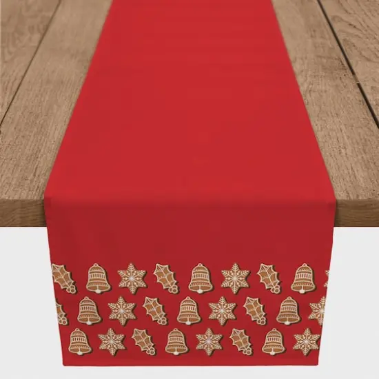 90" Christmas Cookies Border Table Runner {1}