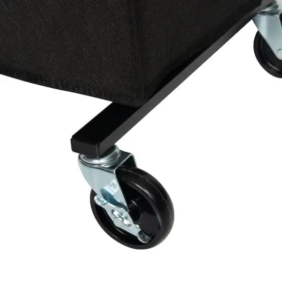 Honey Can Do Black Rolling Shoe Rack & Shoe Rack Cover {5}