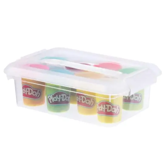 3.4qt. Storage Bin with Lid by Simply Tidy&reg; White {5}