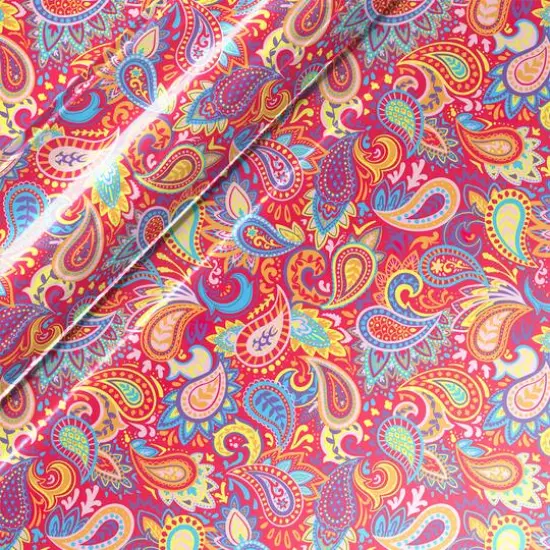 Siser&reg; EasyPatterns&reg; Plus Paisley Party Heat Transfer Vinyl Red {1}