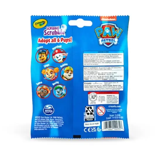 Assorted Crayola&reg; PAW Patrol&trade; Scribble Scrubbie&reg; Kit, 1pc. {11}