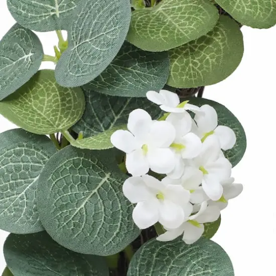 Mini White Blossom Wreath by Ashland&reg; {3}