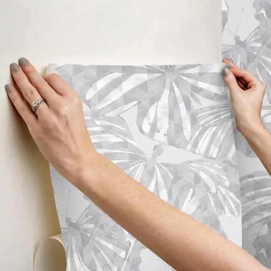 RoomMates Mr. Kate Gray Butterfly Peel & Stick Wallpaper {10}
