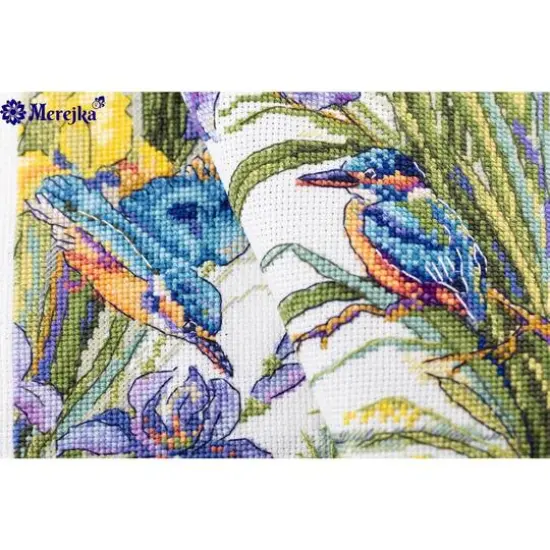 Merejka Counted Cross Stitch Kit Frogs in the Flowers K-135 {5}