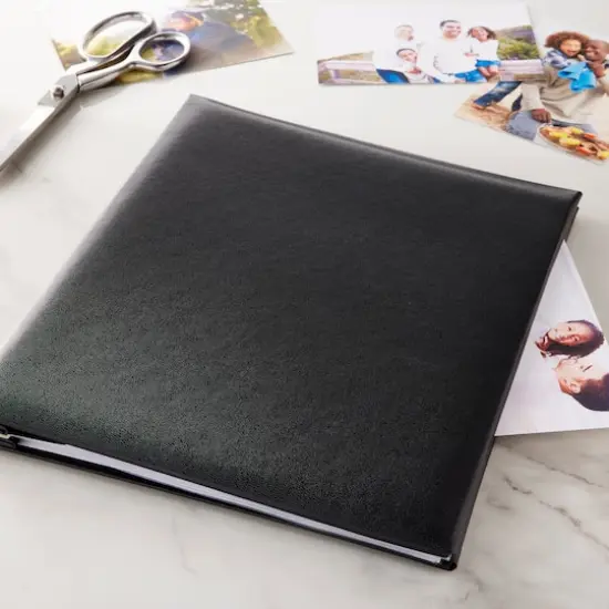 8.5" x 11" Vinyl Scrapbook Album by Recollections&reg; Black {3}