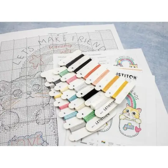 Letistitch Let's make friends! Counted Cross Stitch Kit {8}