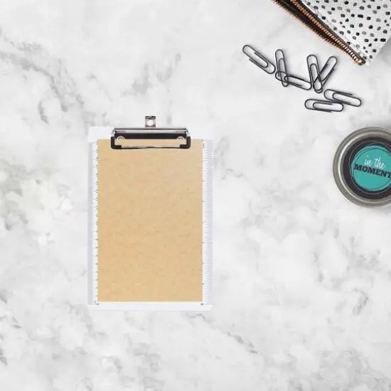 JAM Paper Mini Plastic Memo Clipboards, 12ct. Clear {7}