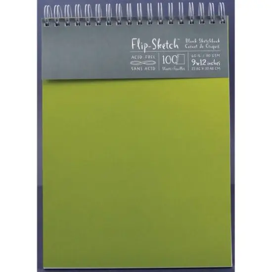 Global Art Flip-Sketch Sketchbook, Fern 9" x 12" {1}