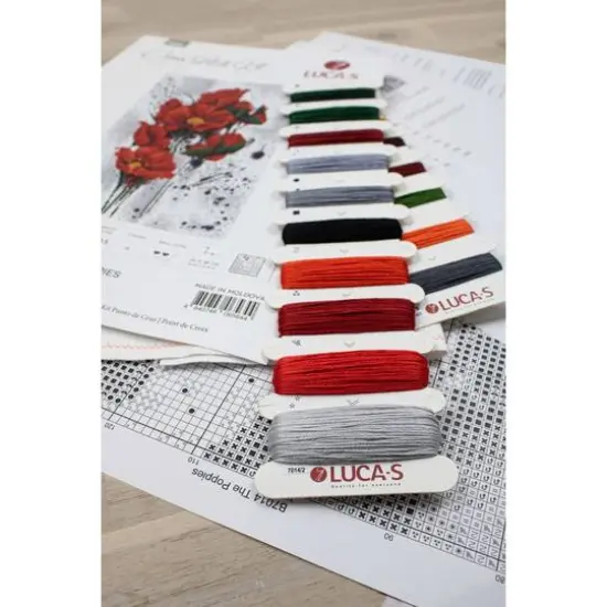 Luca-s The Poppies Counted Cross-Stitch Kit {8}