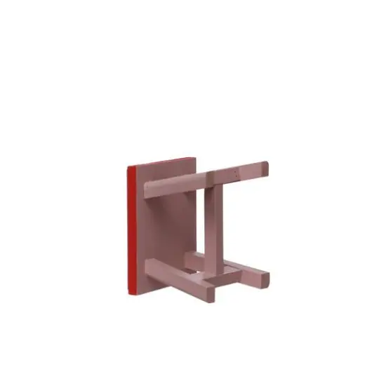 6.25" Red & Pink Wood Tabletop Serving Riser by Ashland&reg; {3}