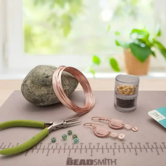 The Beadsmith&reg; Wire Elements&trade; 14 Gauge Tarnish Resistant Soft Temper Wire, 10ft. Rose Gold {4}